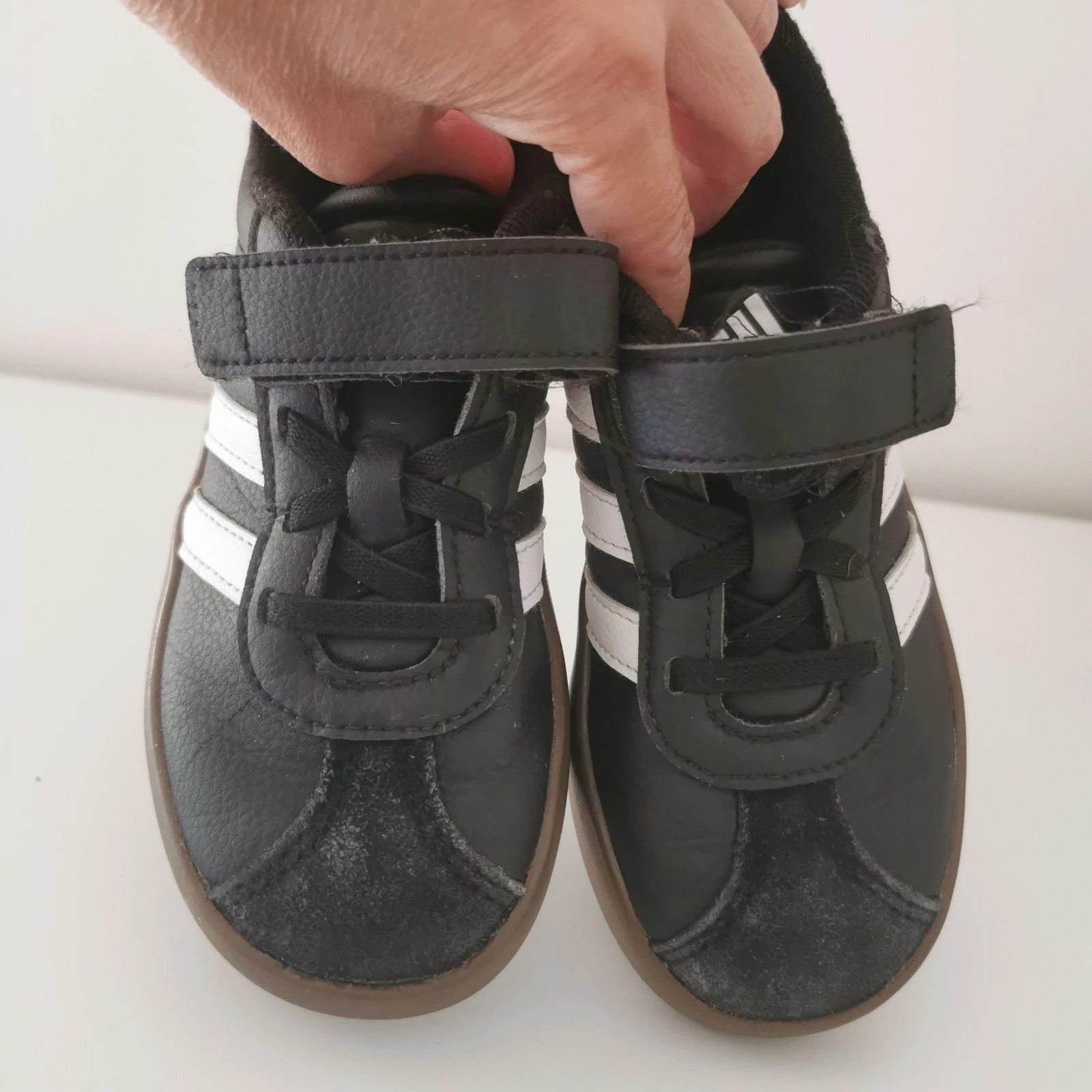 Adidas VL Court 3.0 Criança Preto – Tamanho 28 – Velcro e Cadarços elásticos – photo 9